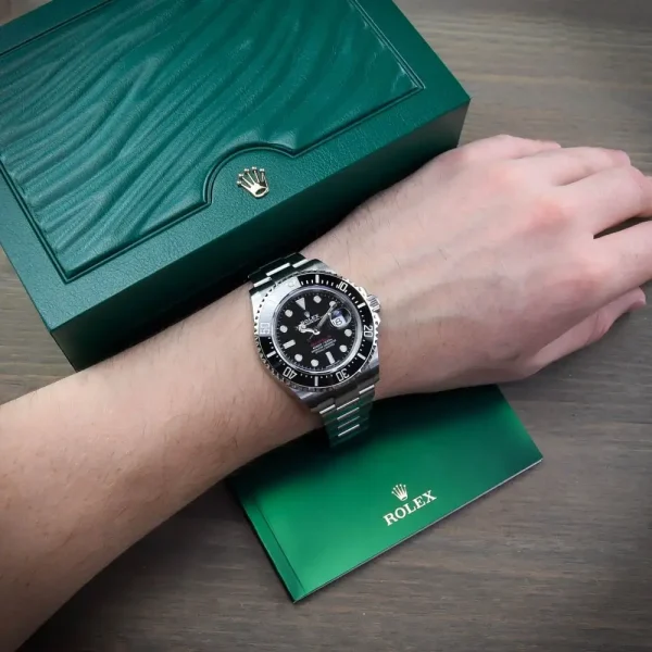 Rolex Sea Dweller Silver Black Dial43mm m1266000001 - Image 2