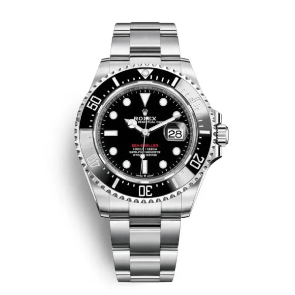 Rolex Sea Dweller Silver Black Dial43mm m1266000001