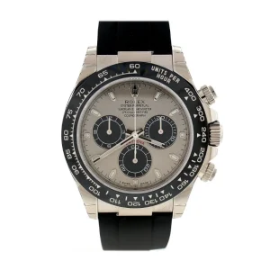 Rolex Cosmograph Daytona Steel and black Dial Oysterflex Strap Mens Watch 116519LN 116519
