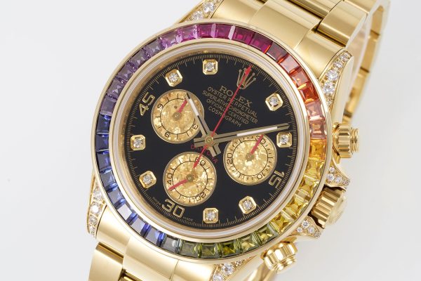 Rolex Cosmograph Daytona Rainbow Yellow Gold 116598RBOW - Image 3