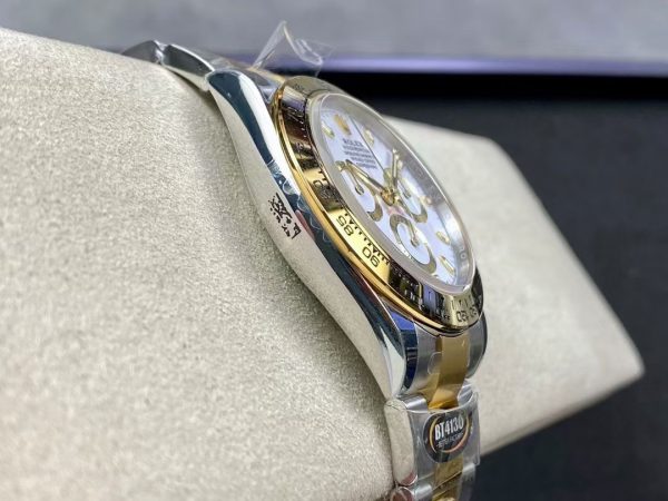 ROLEX Cosmograph Daytona White Dial Stainless Steel and Gold Men's Watch 116503-0001 - Image 4