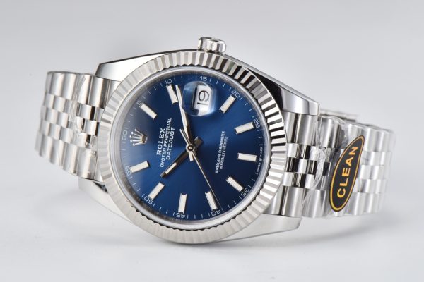 Rolex Oyster Perpetual Datejust 41MM Watch Blue dial 126334-0002 - Image 3