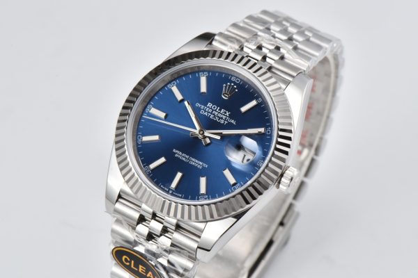 Rolex Oyster Perpetual Datejust 41MM Watch Blue dial 126334-0002 - Image 6