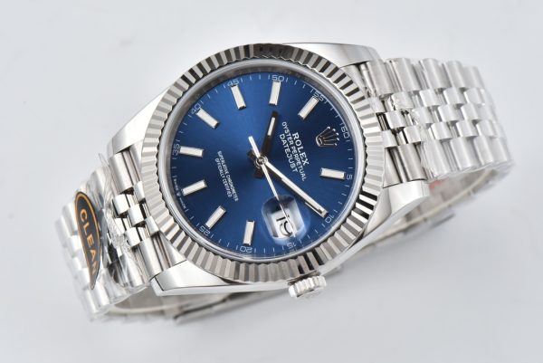 Rolex Oyster Perpetual Datejust 41MM Watch Blue dial 126334-0002 - Image 7